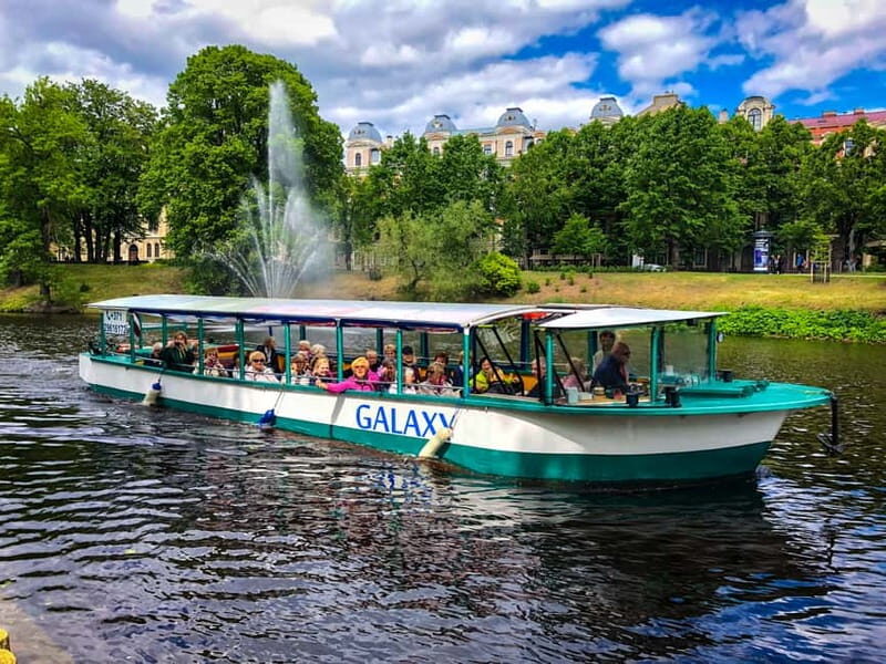 Riga: Canal Boat Sightseeing Tour With Audio guide - Key Points