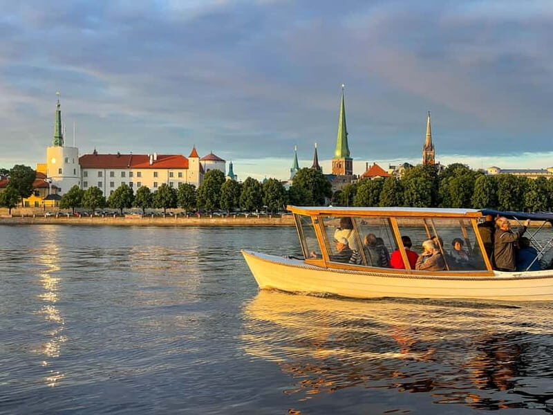 Riga: Riga Canal and Daugava River Sunset Boat Cruise - Riga: Riga Canal and Daugava River Sunset Boat Cruise – An Authentic Waterway Experience 