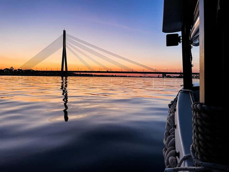 Riga: Riga Canal and Daugava River Sunset Boat Cruise - Key Points