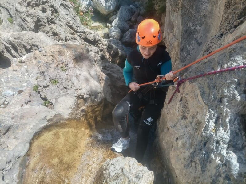rio-verde-otivar-granada-canyoning-with-crystal-clear-waters-jumps-and-rappelling