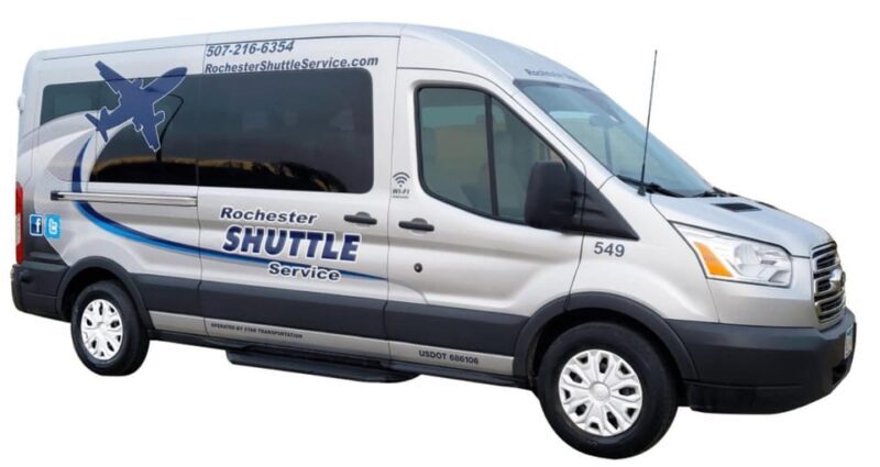 Rochester: One-Way Shared Transfer to or from MSP - Key Points