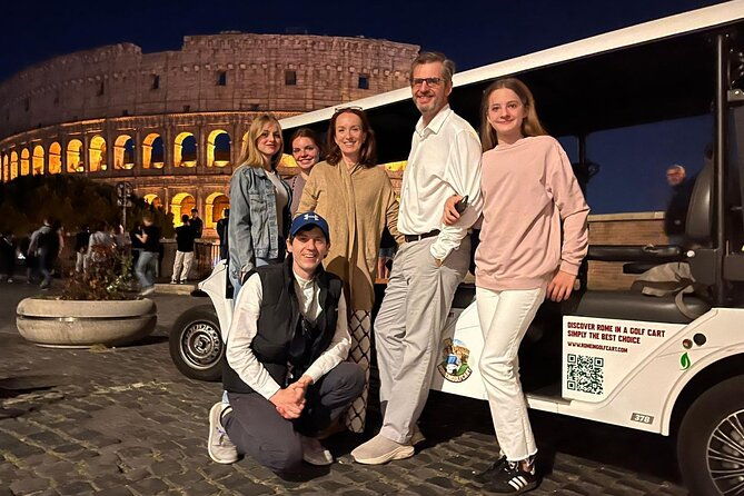 rome-2-hour-golf-cart-night-tour-with-hotel-pickup