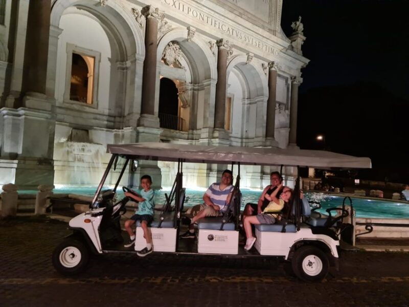 rome-2-hour-golf-cart-sightseeing-tour-at-night