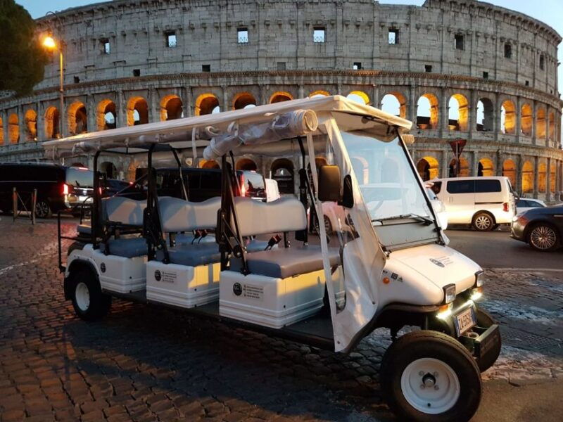 rome-2-hour-golf-cart-sightseeing-tour-at-night