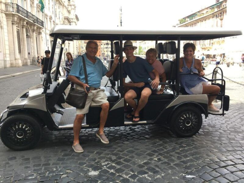 rome-4-hours-private-golf-cart-tour-with-convenient-pickup