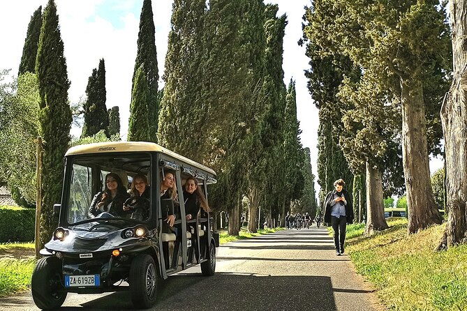 rome-appian-way-catacombs-guided-tour-with-golf-cart-shuttle-2