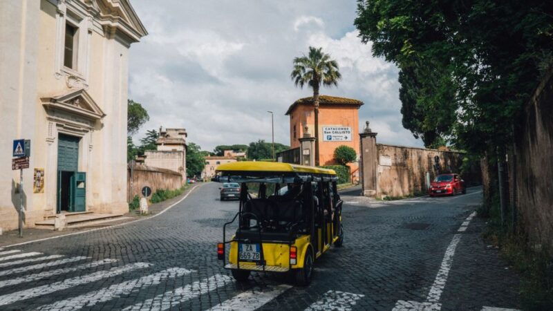 rome-appian-way-golf-cart-tour-with-roman-catacombs-entry