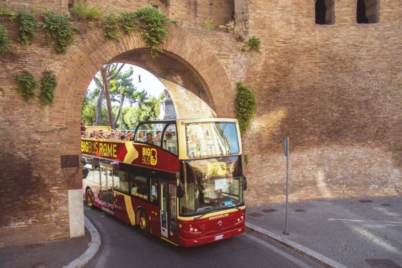 Rome: Big Bus Hop-on, Hop-off Open-Top Sightseeing Tour - What to Expect at Each Stop