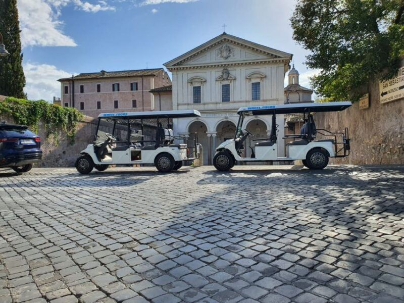 rome-catacombs-and-appian-way-golf-cart-small-group-tour
