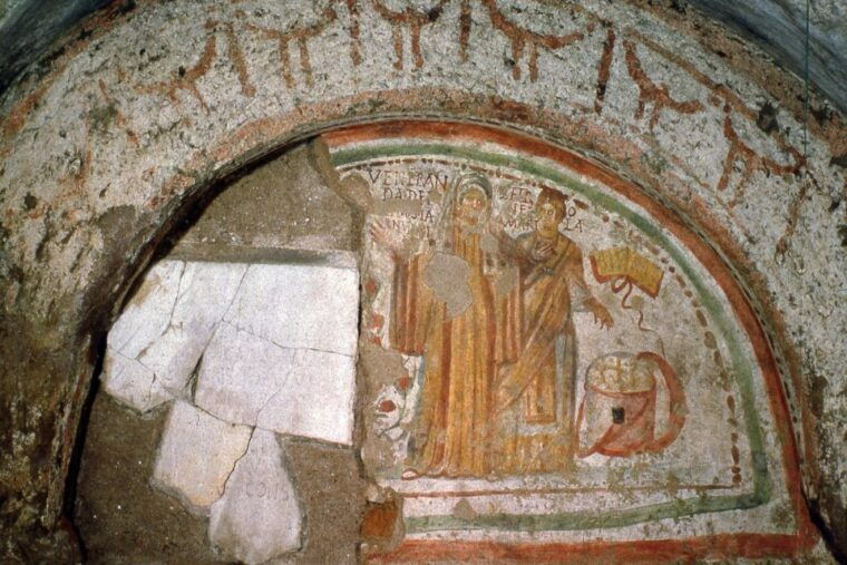 rome-catacombs-of-domitilla-entry-ticket-guided-tour