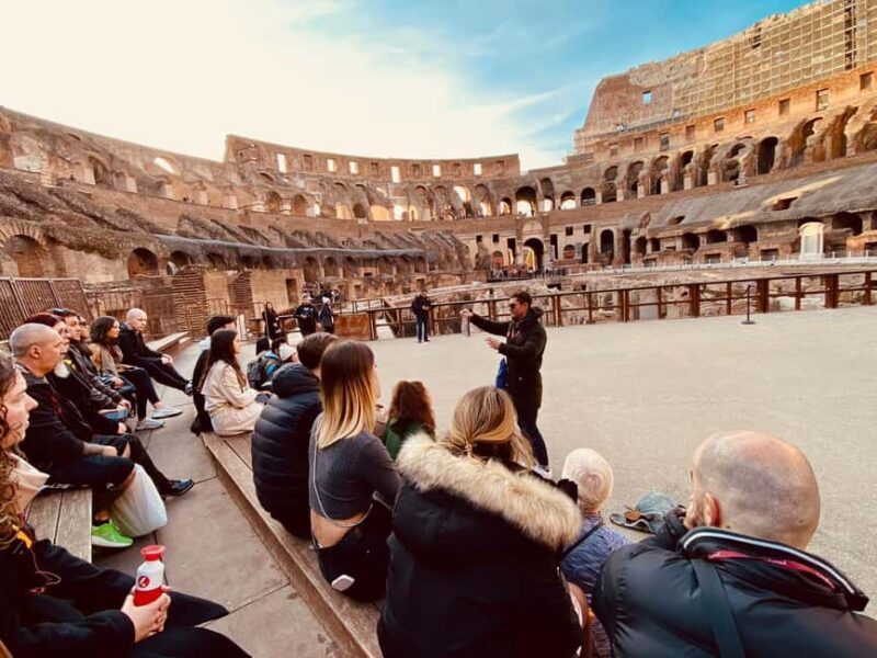Rome: Colosseum Arena Floor, Forum, and Trevi Fountain Tour - Walking Past the Roman Forum