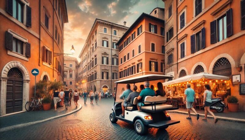 Rome: Guided Golf Cart Tour - Transportation & Group Size