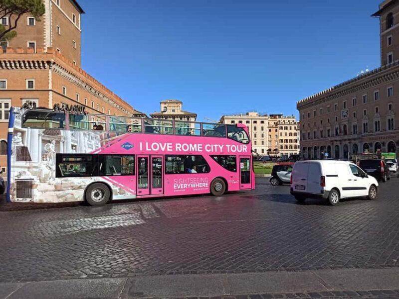 Rome: Hop-on Hop-off Bus tour + Pantheon Priority Entry - Key Points