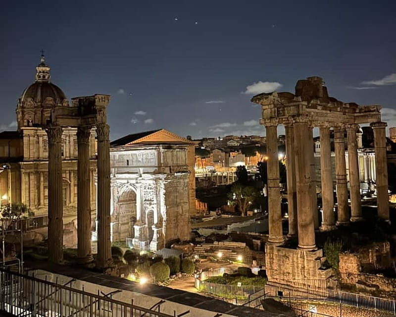 Rome Illuminated. Night Tour in Van - Key Points
