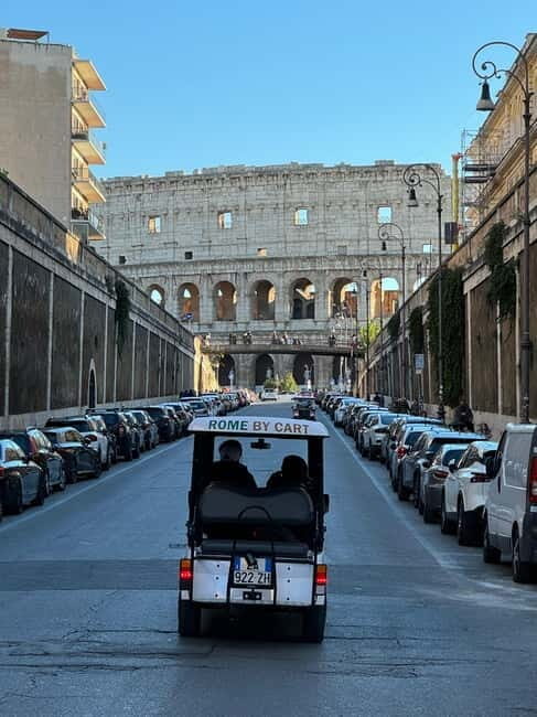 Rome in 3hours with Private Golf Cart tour and food tasting - Key Points
