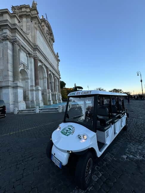 Rome in 3hours with Private Golf Cart tour and food tasting - Food Tasting: Authentic Roman Flavors