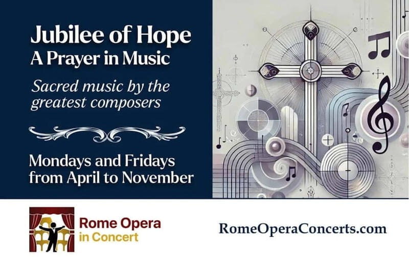 Rome - JUBILEE 2025: A PRAYER IN MUSIC - Concert + Aperitif - Additional Perks and Practical Details