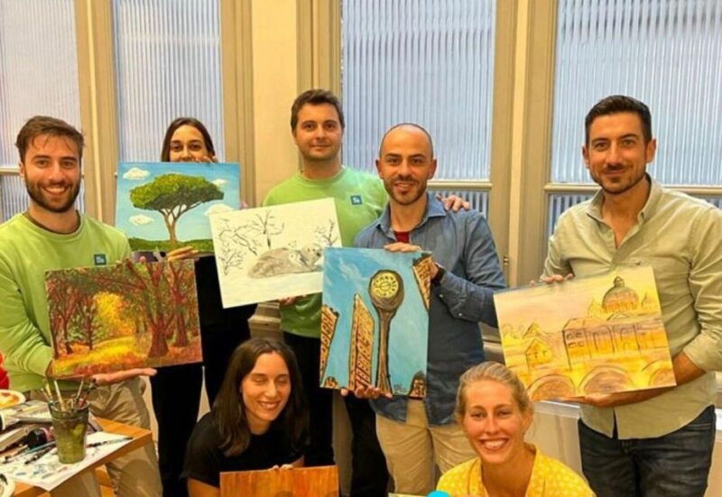 rome-paint-and-sip-wine-class