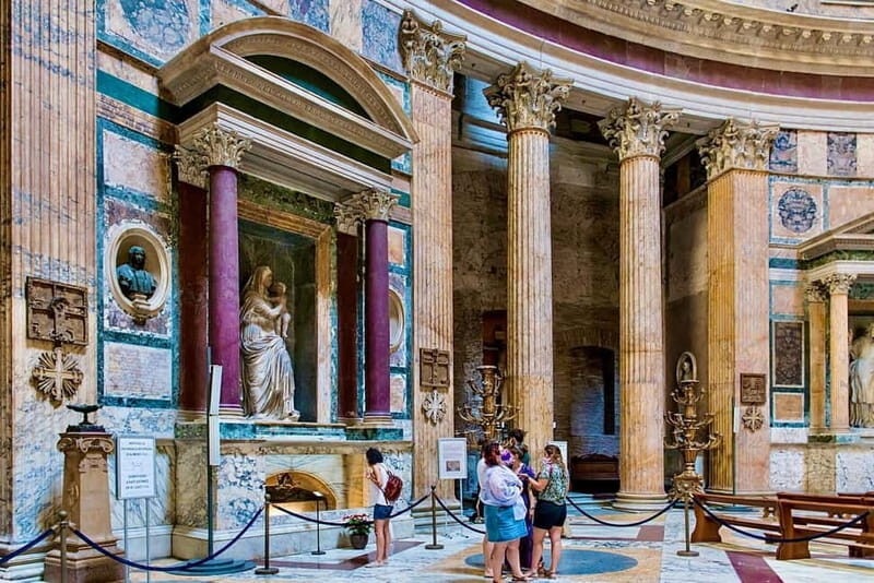 Rome: Pantheon Entry Ticket With Interactive App + Host - Key Points