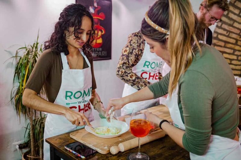 Rome: Pasta Cooking Class with 3 Italian Spritz Cocktails - FAQs