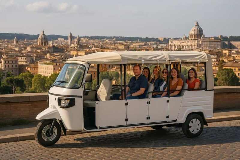 Rome: Photography service with Electric tuk tuk - The Sum Up