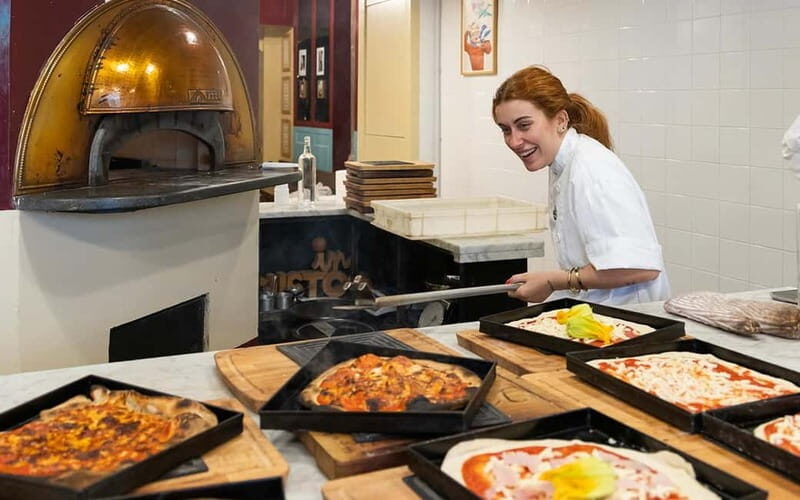 Rome: Pizza and Tiramisù Cooking Class with Glass of Wine - Key Points