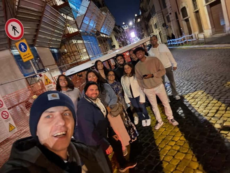 Rome: Private Golf Cart Tour by night 2 hours with Aperitivo - Suitability and Recommendations