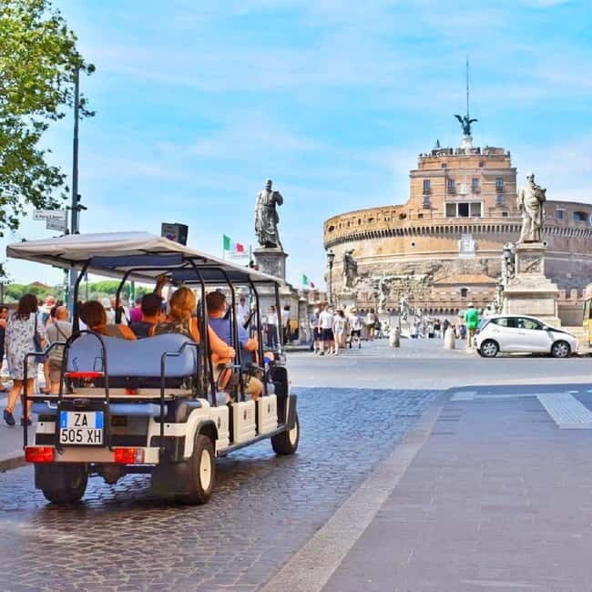Rome: Private Golf Cart Tour with Local Guide and Gelato - Key Points