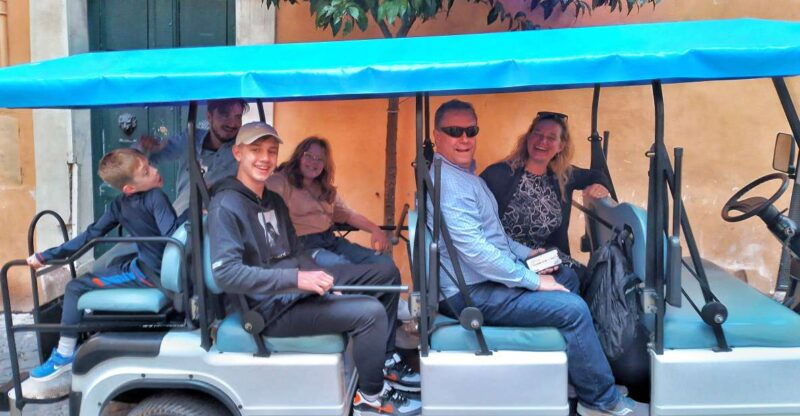 rome-private-guided-golf-cart-tour-with-gelato-or-wine