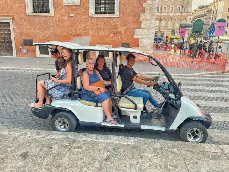 rome-private-guided-golf-cart-tour-with-gelato-or-wine