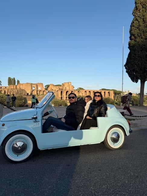 Rome: Private Open-Top Fiat 500 Tour with Driver - Practical Considerations