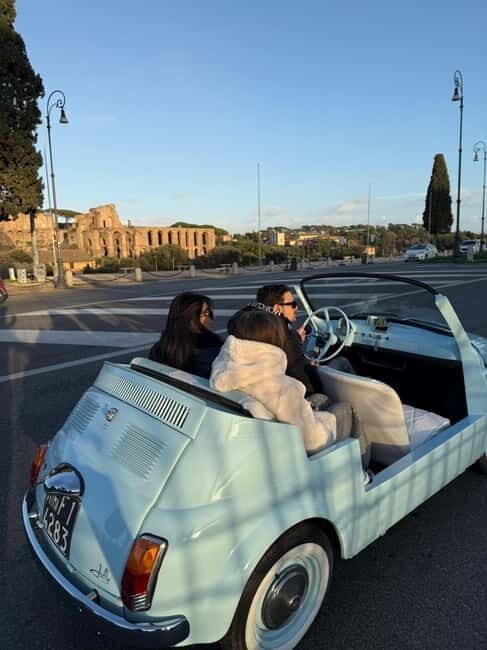 Rome: Private Open-Top Fiat 500 Tour with Driver - Authenticity and Unique Touches