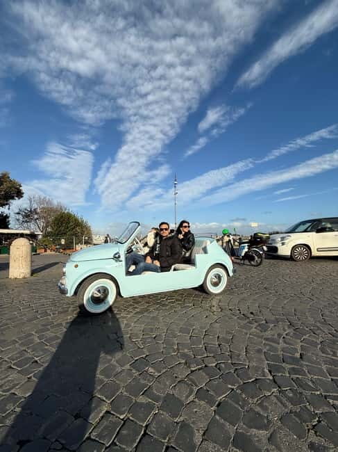 Rome: Private Open-Top Fiat 500 Tour with Driver - FAQ