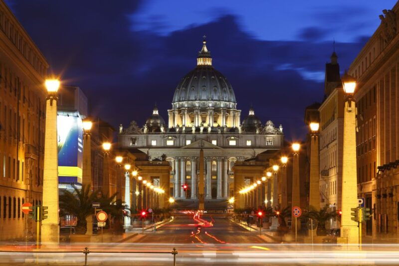 rome-private-sightseeing-night-tour-by-car
