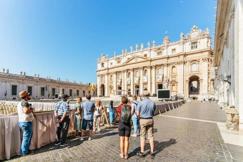 Rome: St. Peter's Basilica, Papal Tombs, and Dome Climb Tour - Timing and Group Size
