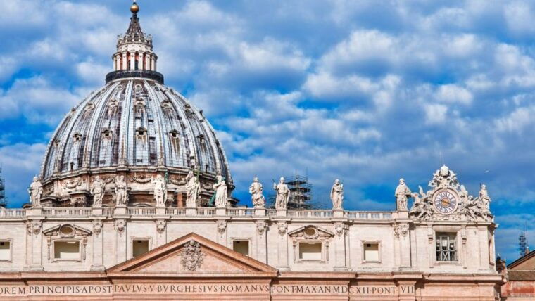 rome-st-peters-dome-climb-basilica-and-vatacombs-tour