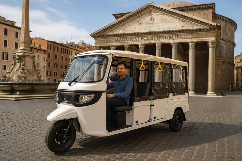 Rome: Timeless Electric Tuk-Tuk Photography Service - Detailed Breakdown of the Tour Itinerary