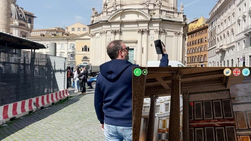 Rome: Tour with 3D Augmented Reality of Imperial Fora - The Technology and Its Impact