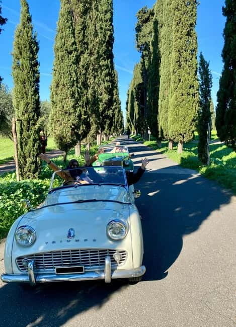 Rome: Trip to Roman Hills & Lunch by Vintage Classic Car - How the Tour Works: Practical Details