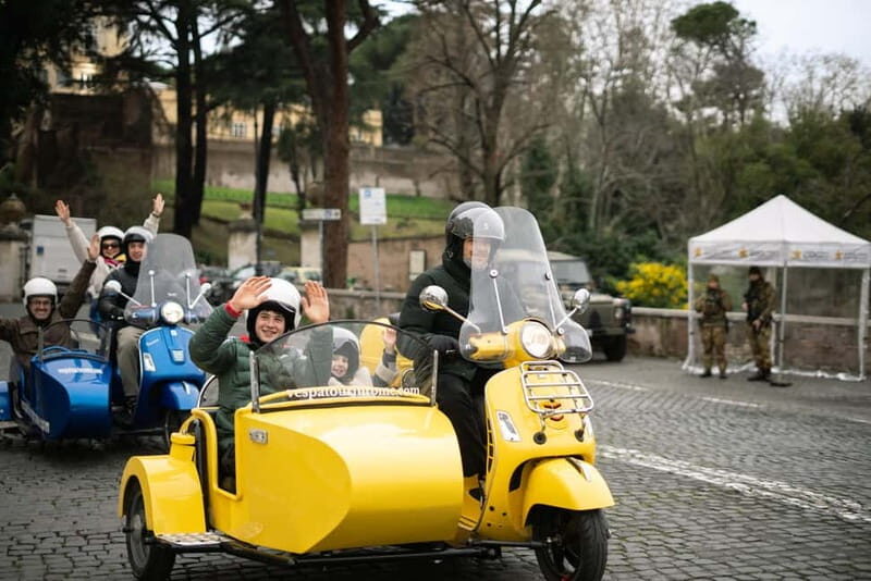 Rome: Vespa Sidecar Food Tour with Driver - Food & Drink: Tasting the Flavors of Rome