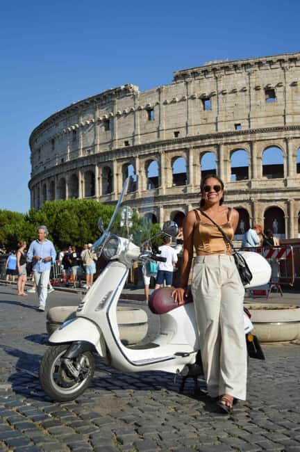 Rome: Vespa tour When in Rome with Dessert and Photography - The Itinerary in Detail