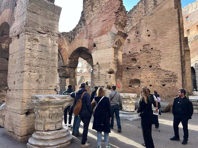 Rome:Colosseum Arena Floor Guided Tour Up To 6 People - What the Tour Includes and What You Can Expect