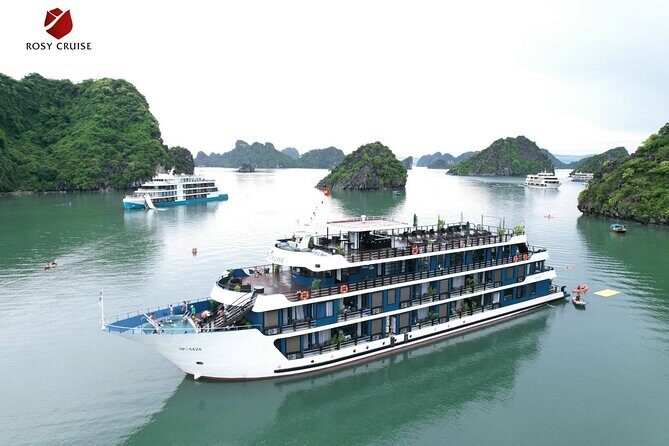 Rosy Cruise - Luxury 5 Star Cruise in Ha Long Bay-Lan Ha Bay (2D1N ) - Key Points