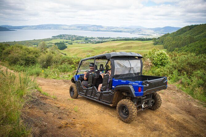 Rotorua Off-Road 4WD Buggy Adventure - Scenic Overlook of Lake Rotorua and Mokoia Island