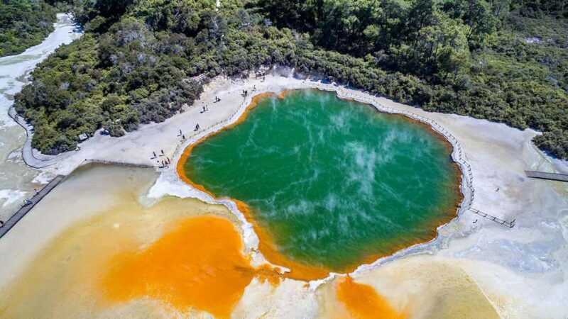 Rotorua: to Auckland via WaiOTapu, Taupo & Hamilton Gardens - An In-Depth Look at the Itinerary