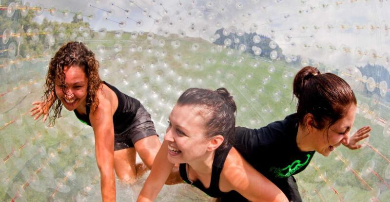 Rotorua: ZORB Inflatable Ball Rides - Key Points: