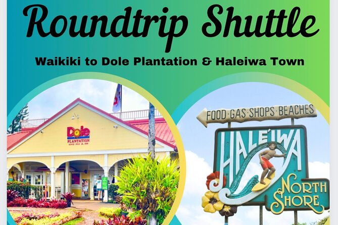 roundtrip-shuttle-from-waikiki-to-dole-plantation-haleiwa-town