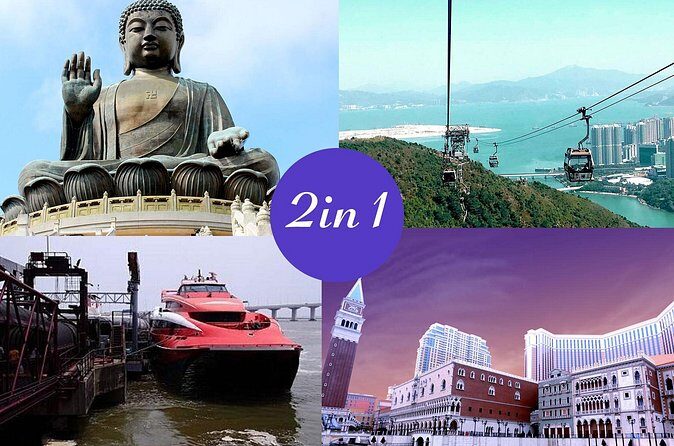 Roundtrip Turbojet ferry from Hong Kong to Macau with Ngong Ping 360 Tickets - Key Points