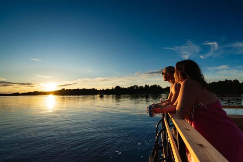 Rovaniemi: Half-day or evening on a floating sauna, swimming and BBQ - What’s Included and What to Bring