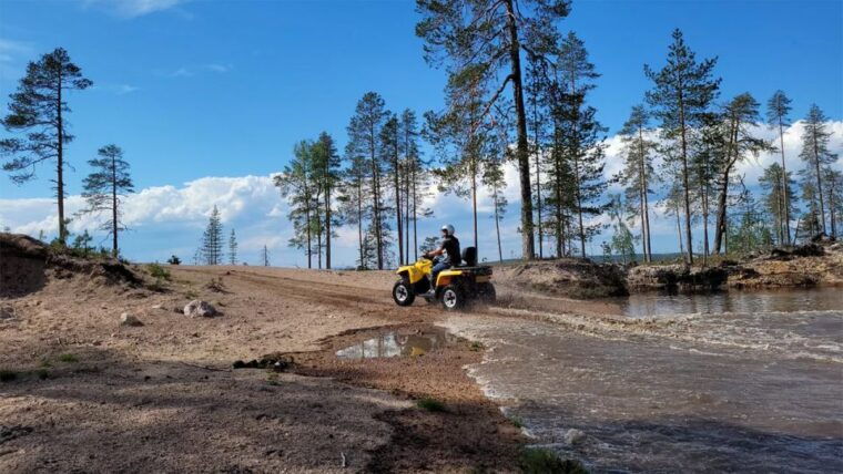 rovaniemi-midnight-sun-atv-ride-during-the-golden-hour